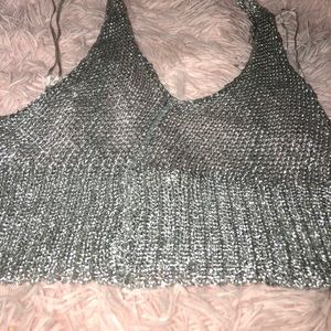 Silver Chain Bralette