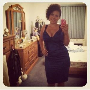 Royal Blue Bebe Dress