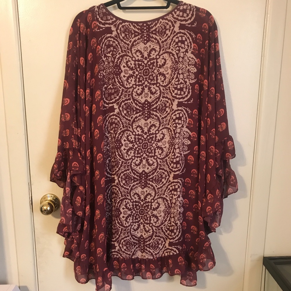 Rare Free People Boho printed dress