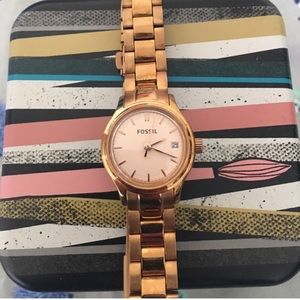 Fossil Rose Gold Watch