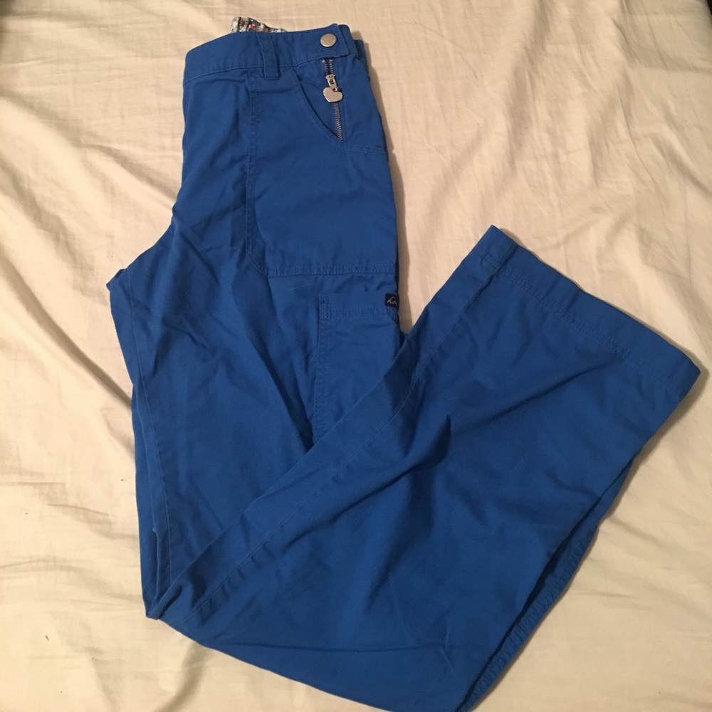 Koi Blue TALL Scrub Pants