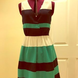 Size Medium A-line natural waist dress