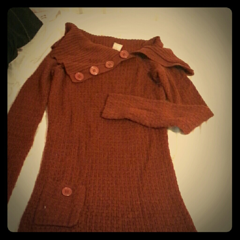 Burgundy sweater