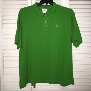 LACOSTE men's polo Size: Large