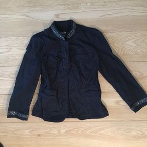 DKNY Blazer Jacket Coat With Sequin Details