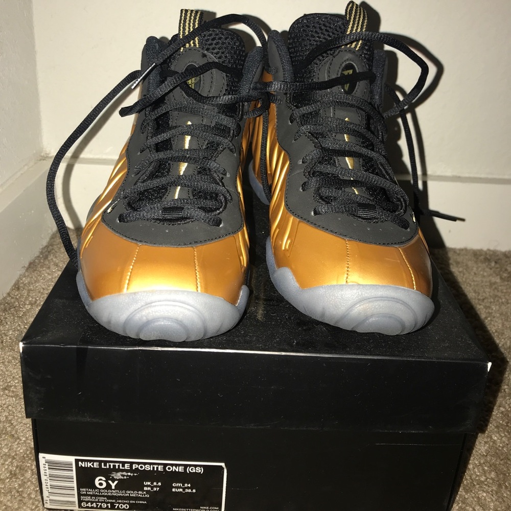 Nike Gold foamposites
