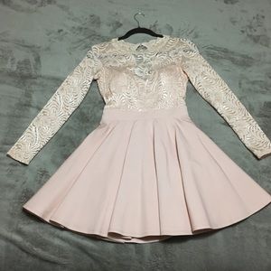 Bebe blush dress