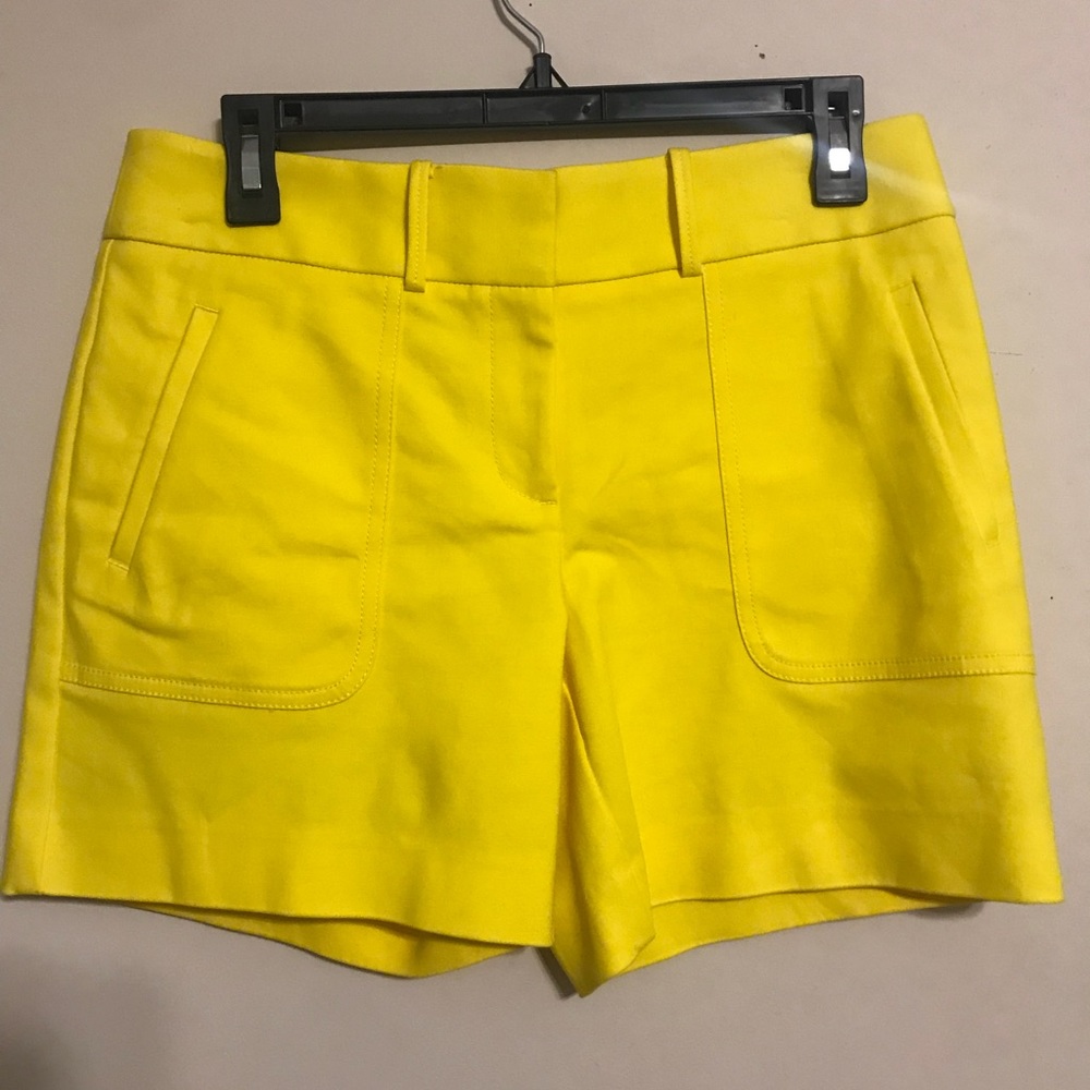 Yellow loft shorts
