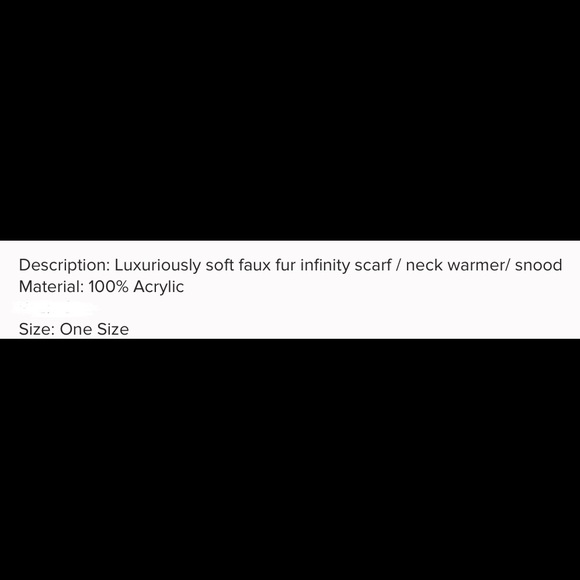 Faux fur Infinity scarf - Picture 7 of 7