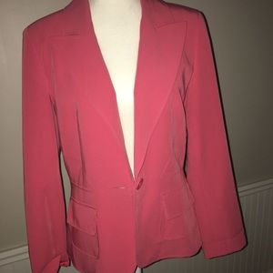 Coral blazer.