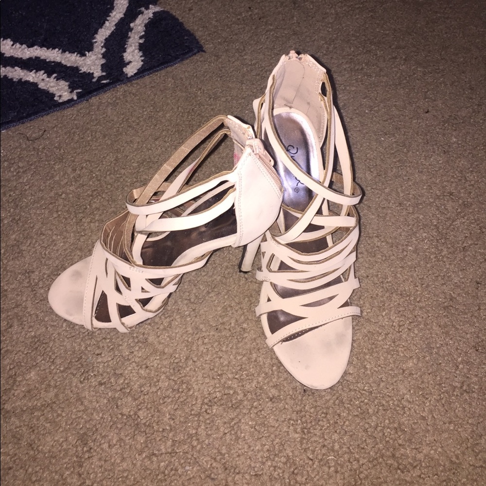 Fancy nude heels