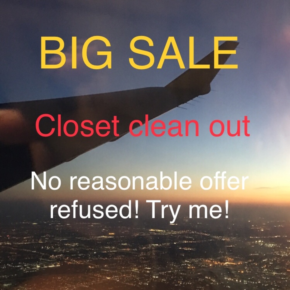 Closet clean out! Make an offer!