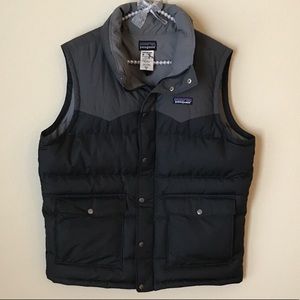 Patagonia Slingshot puffer best- Black and Grey