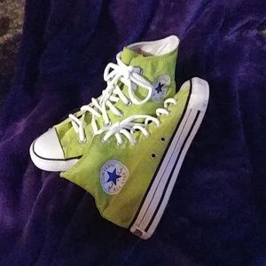 Bright Green Chuck Taylors