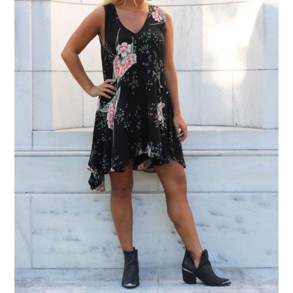 Black Floral Dress