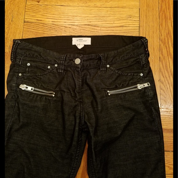 Etoile Isabel Marant  Black corduroy Moto pants - Picture 2 of 8
