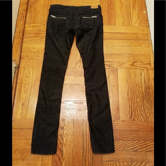 Etoile Isabel Marant  Black corduroy Moto pants - Picture 4 of 8