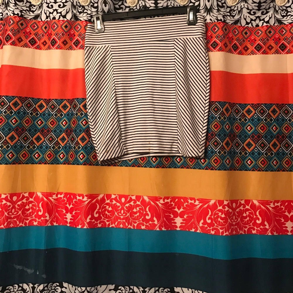 Stripped Party Skirt
