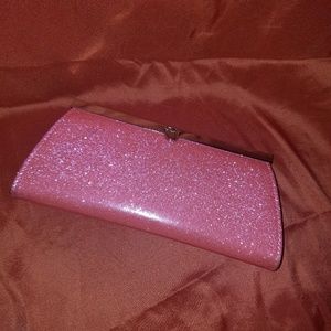 Sparkly pink wallet