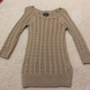 American Eagle tan sweater, XS