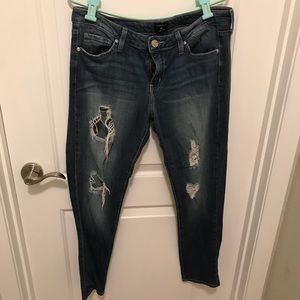 Distressed Skinnies