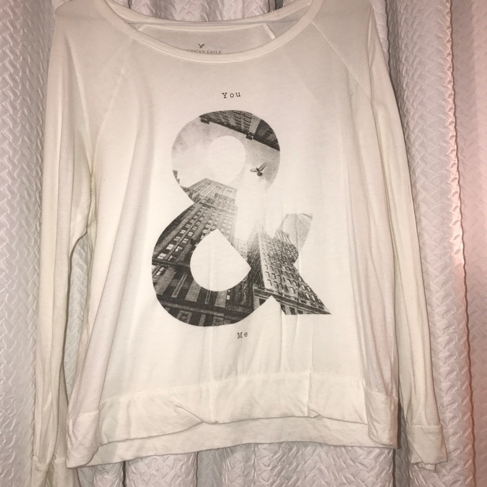 American Eagle long sleeve graphic-t
