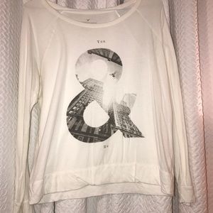 American Eagle long sleeve graphic-t