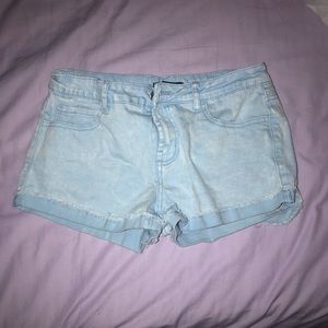 Light blue shorts