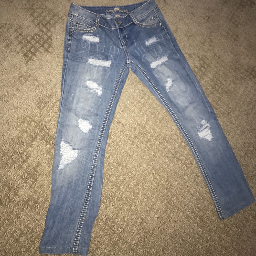 Light blue jeans