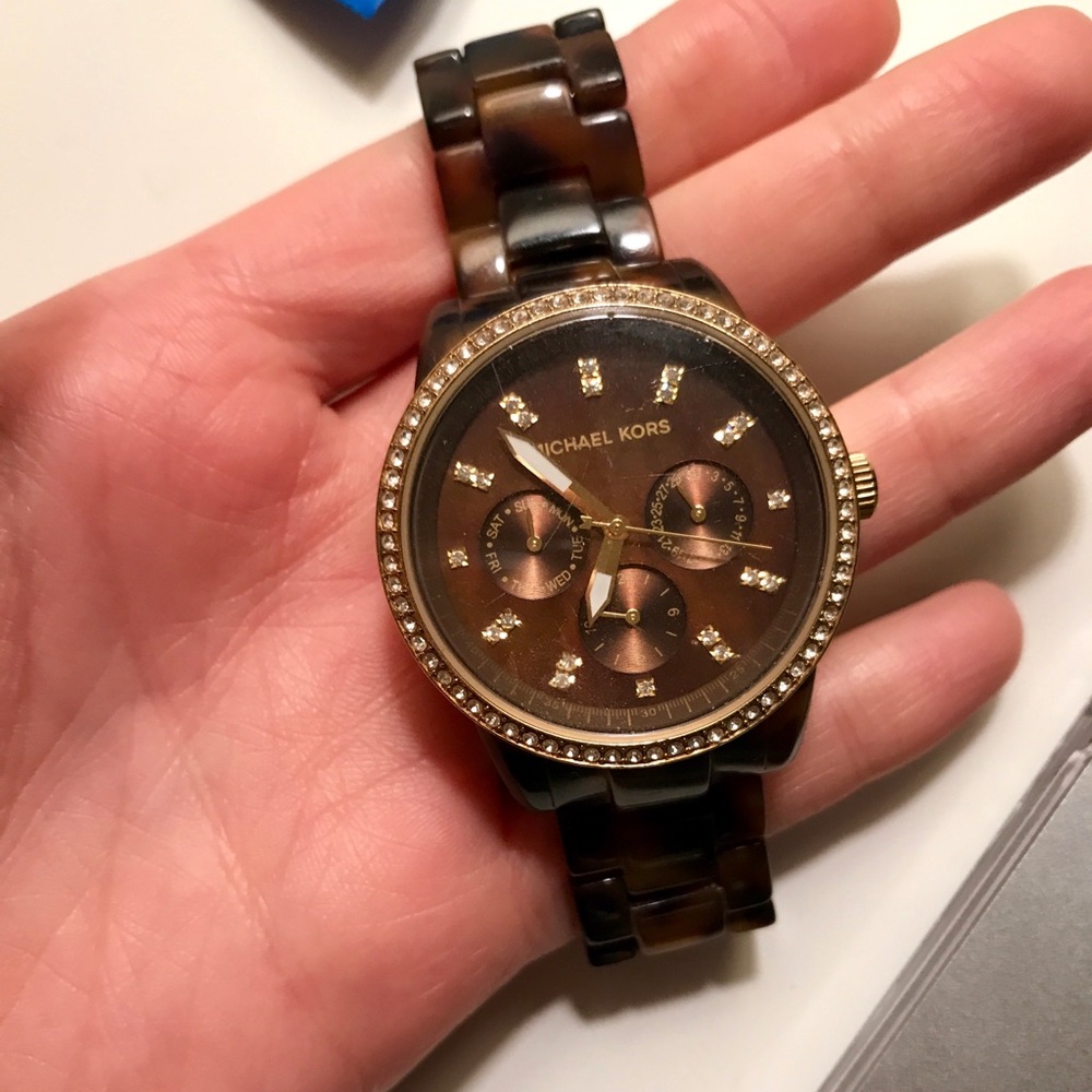 Michael Kors Tortoise Watch