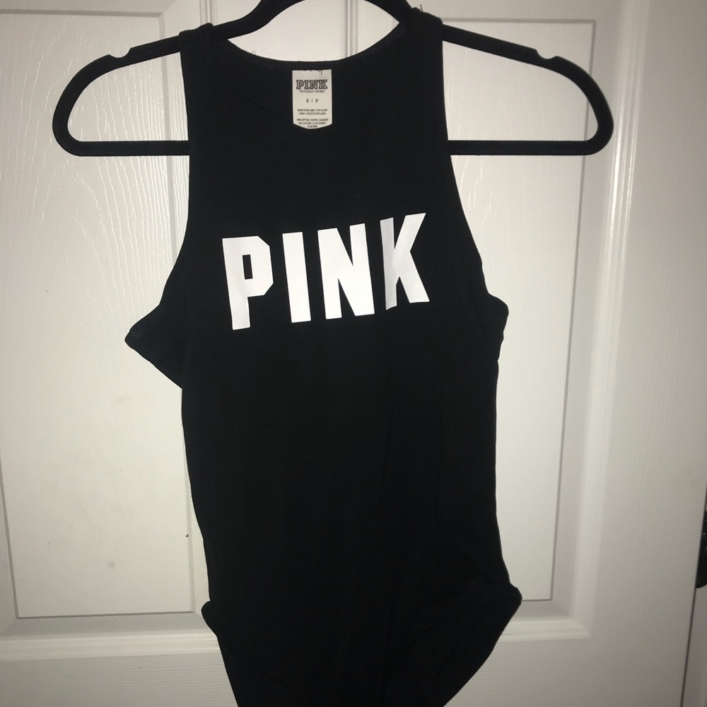 Bodysuit with PINK on the front