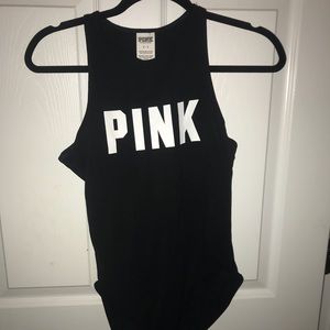 Bodysuit with PINK on the front