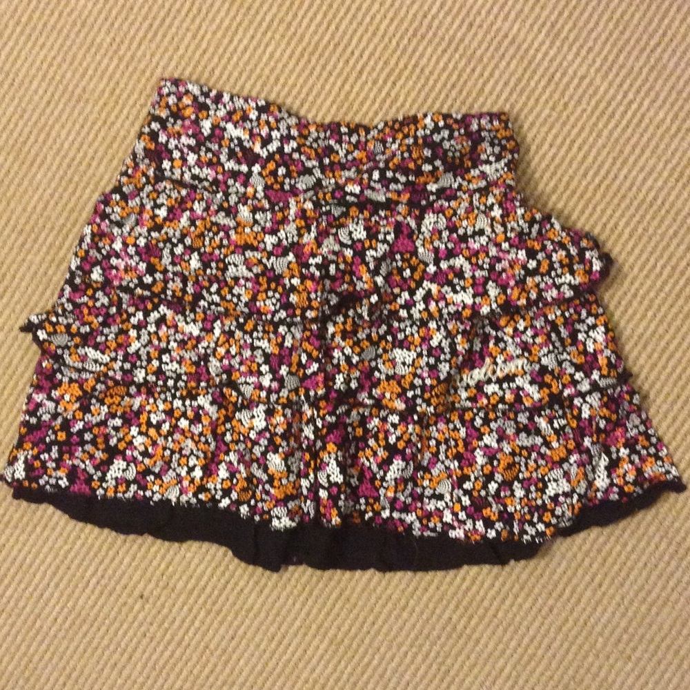 Volcom floral skirt