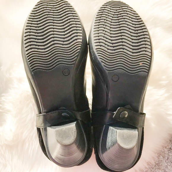 NWOT Eric Michael’s Half Suede/Leather Boots In Black EU Size 40 - Picture 3 of 3