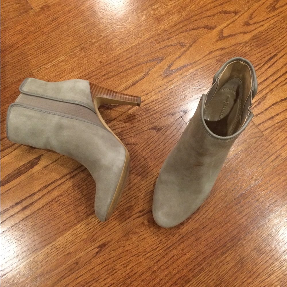 Banana Republic Grey Suede Boots