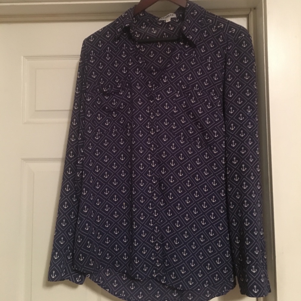Express Portofino Anchor Blouse