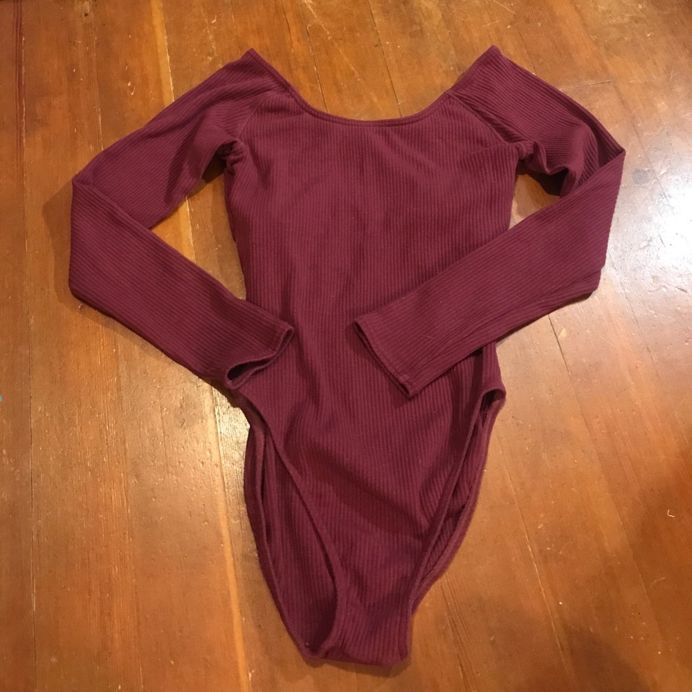 Burgundy Dance Leotard