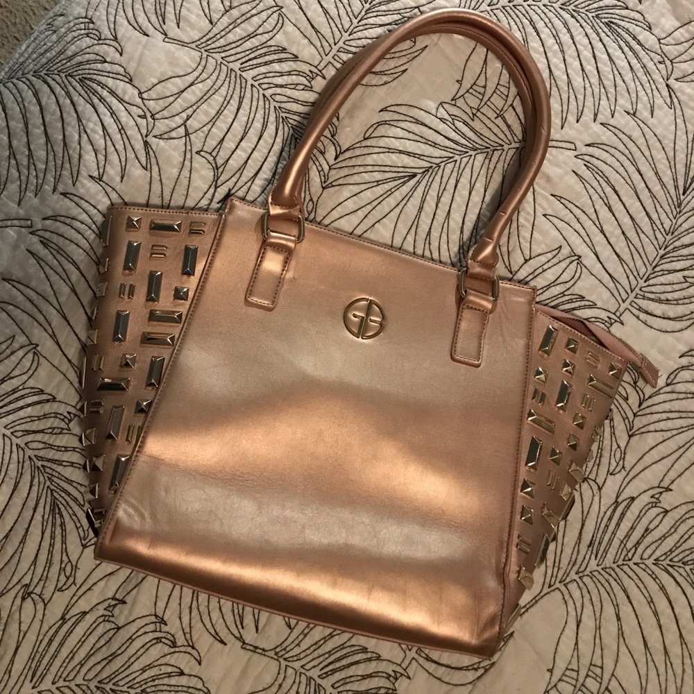 Gianni Bini Rose Gold Tote Bag