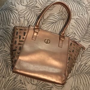 Gianni Bini Rose Gold Tote Bag