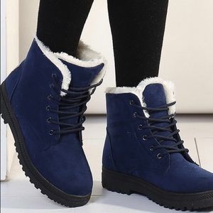 Blue Winter comfortable SQL boots