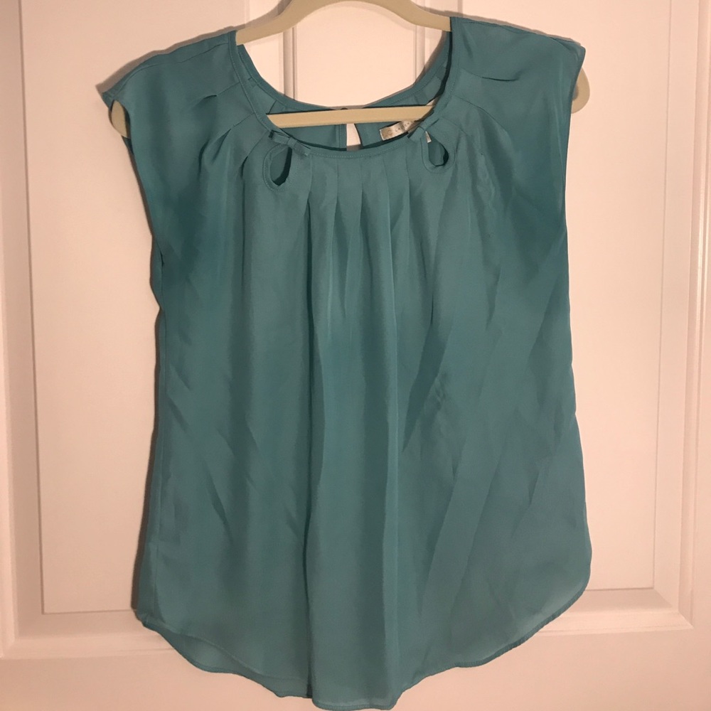 Teal LC Lauren Conrad blouse