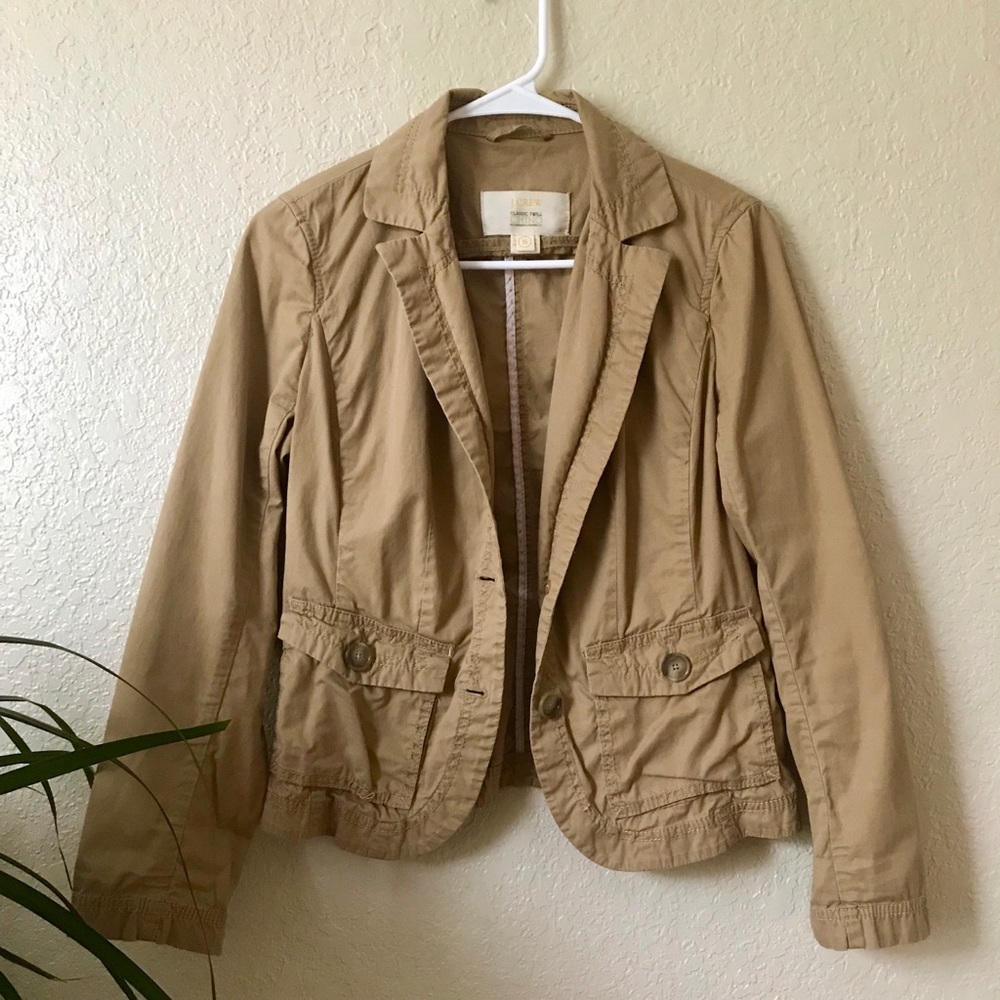 J.Crew Classic Twill Chino Jacket