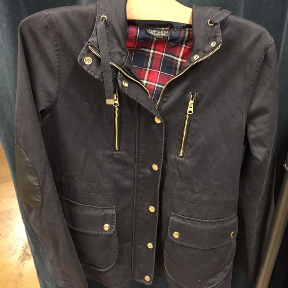 Navy Topshop jacket
