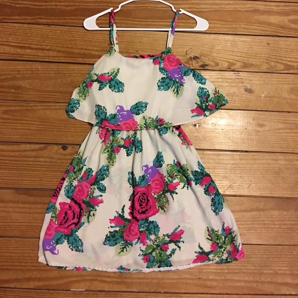 colorful spring dress