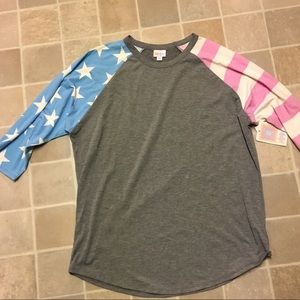NWT 2XL LuLaRoe Flag Randy