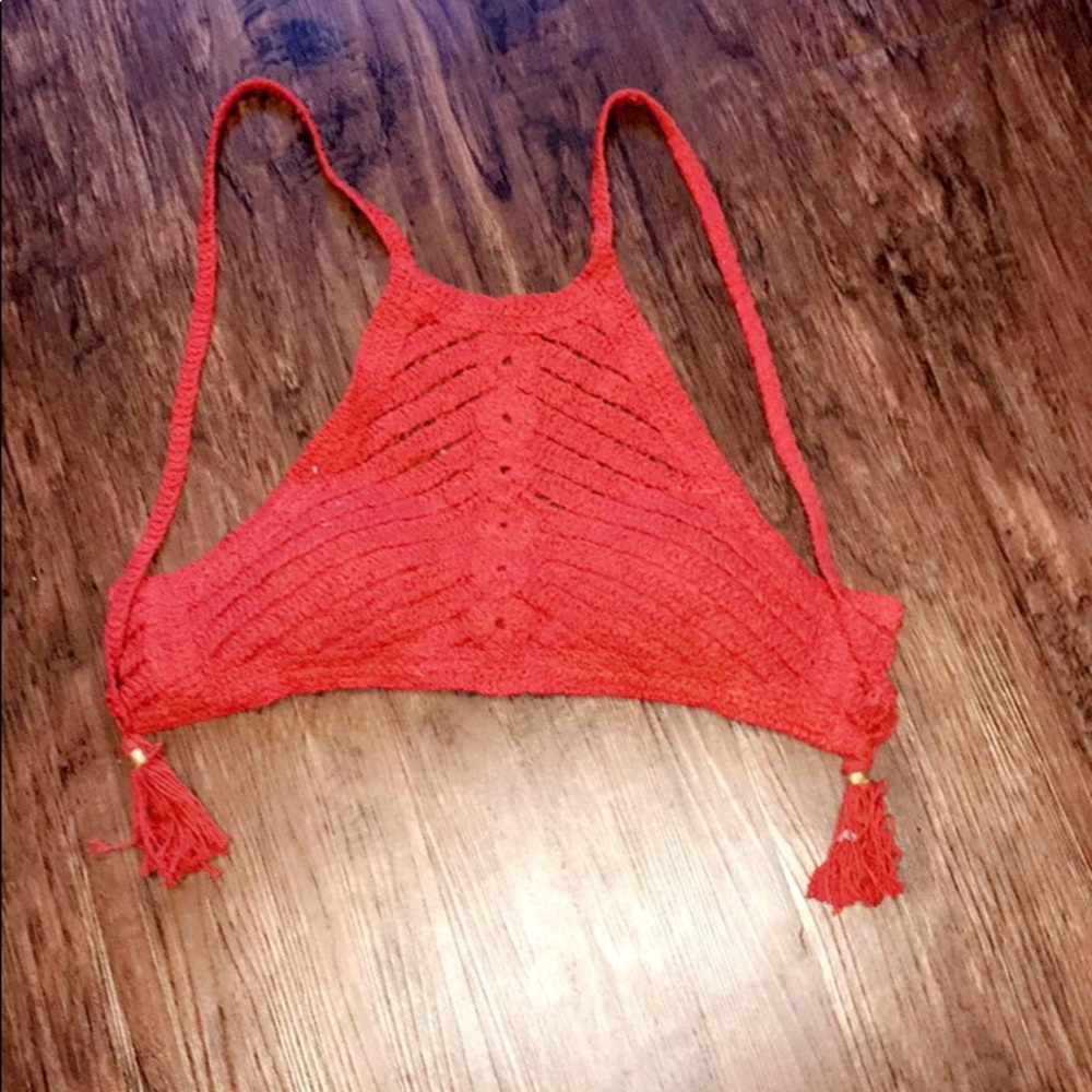 Hollister knitted bikini top