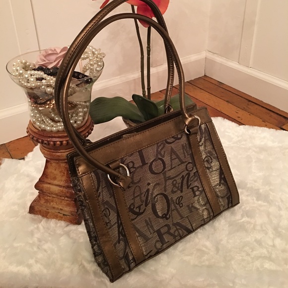 Bronze Purse with Script - Picture 2 of 6