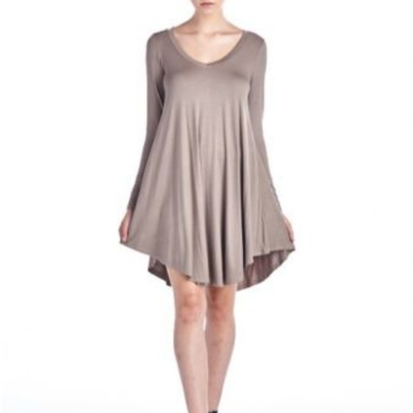 SALE! LAST ONE! NWOT V-Neck Long Sleeve Long Tunic - Picture 3 of 4