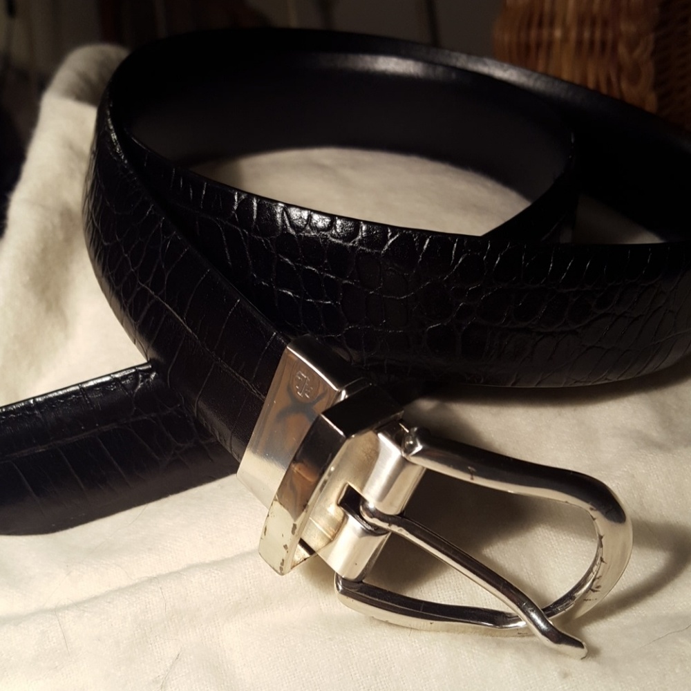RALPH LAUREN BLACK Reversible Belt