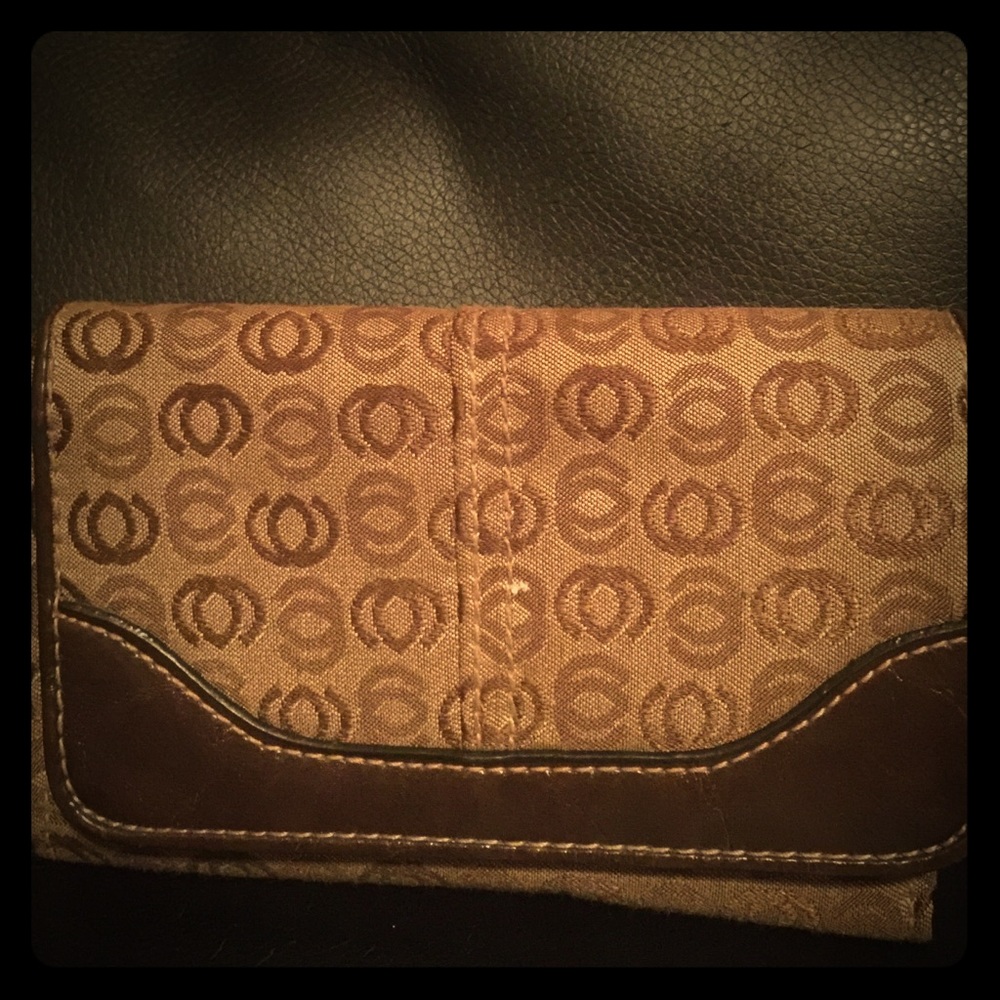 Gorgeous sleek tan and brown wallet